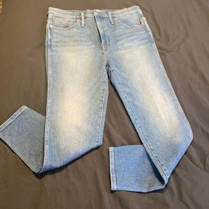 BRAND NEW: Madewell 10” high-rise skinny crop jeans